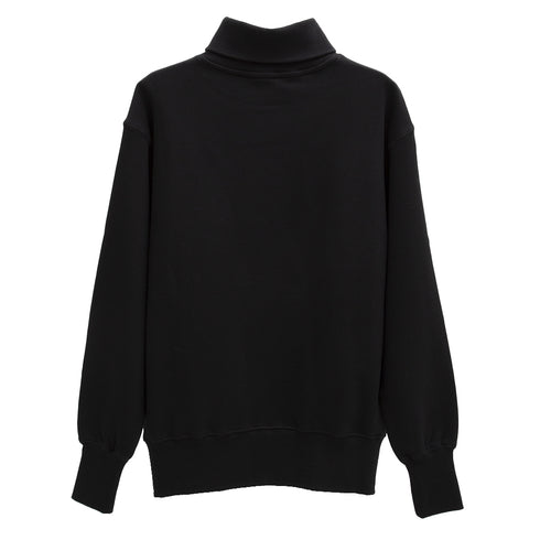 Uniform Bridge Turtleneck Sweatshirt Black Degli Uberti